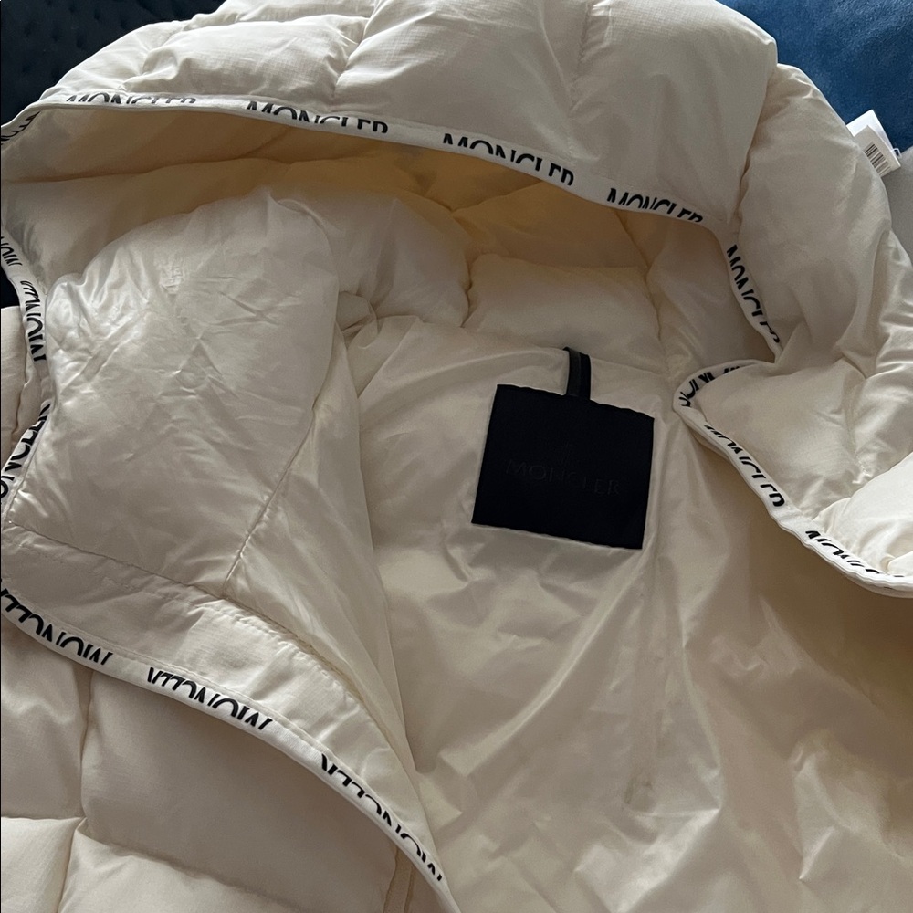 Moncler Women's Off-White Puffer Coat